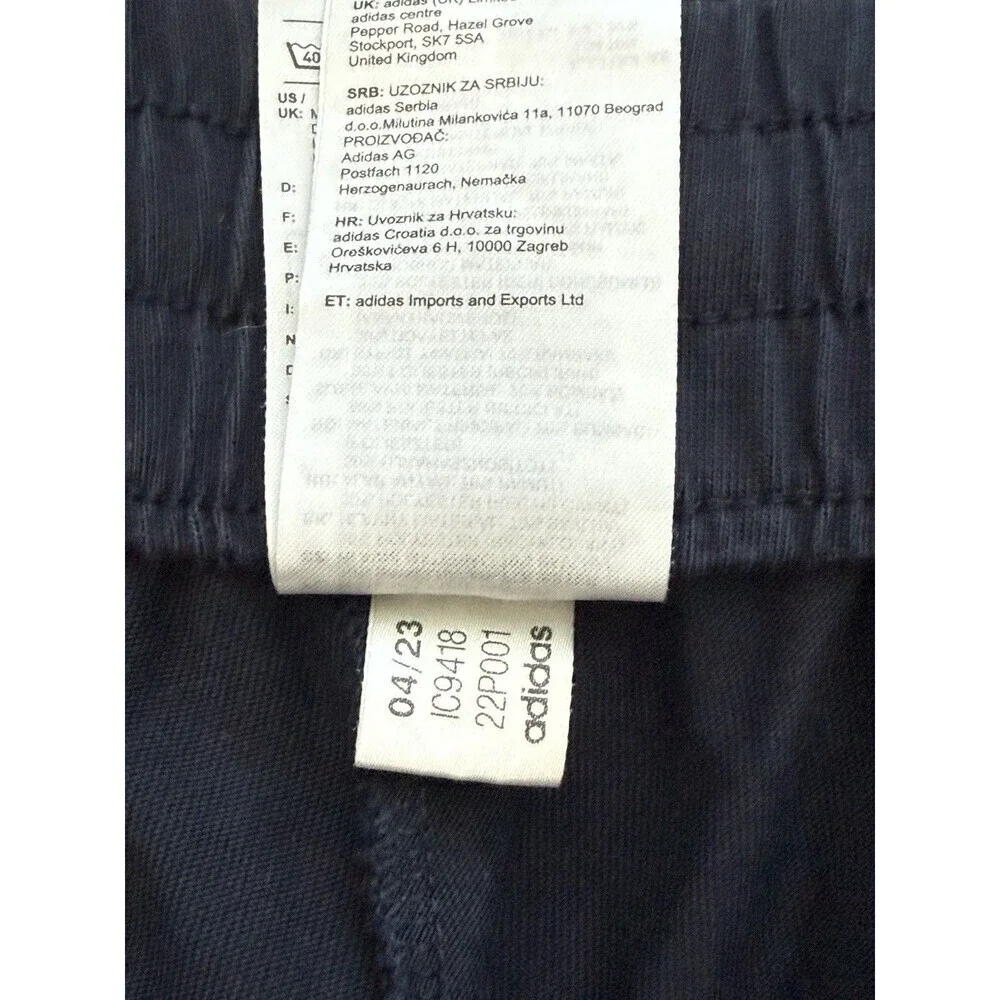 Adidas Men's 2XL Essentials Small Logo Standford‎ Joggers Navy Casual Athleisure